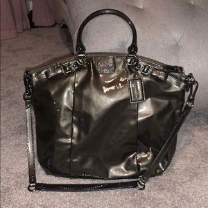 Coach patent leather handbag